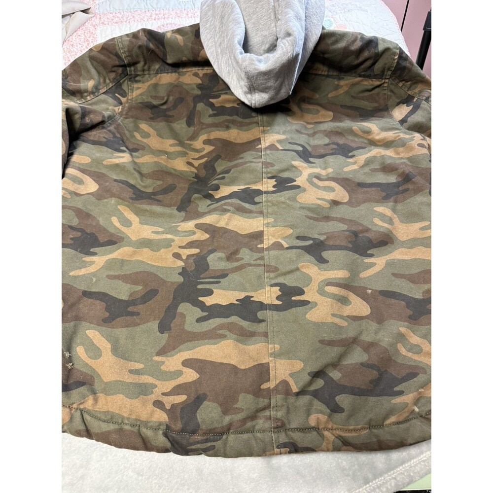 Mens Bass Creek Outfitters Workwear Camo Jacket Large